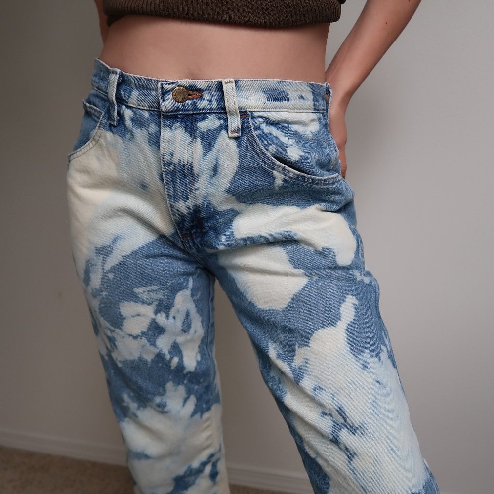 Vintage 90's bleach dye jeans - Picture 4 of 6